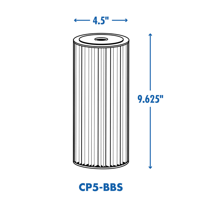 CP5-BBS 5 Micron Heavy Duty Pleated Sediment Replacement Cartridge
