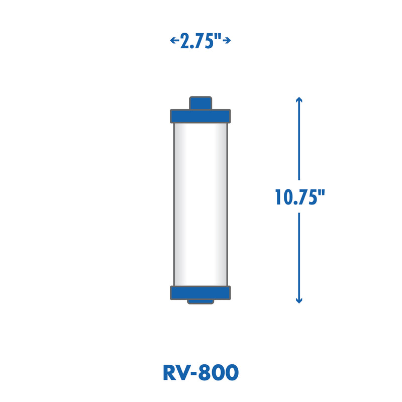 RV-800 RV Filter w/ KDF - Hose Included