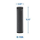 D-10 Carbon Impregnated Cellulose Replacement Cartridge - Basic Filtration