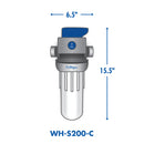 WH-S200-C Whole House Standard Duty Valve-in-Head Water Filter System with P5 cartridge