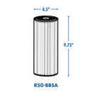 R50-BBSA Pleated Heavy-Duty Poly Sediment Replacement Cartridge