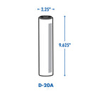 D-20A Granular Activated Carbon Replacement Cartridge - Basic Filtration