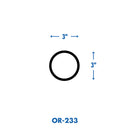 OR-233 O-Ring for US-600A,SY-2000, SY-2300, SY-2300S, SY-2500, SY2650, RO-3000 or RO-3500