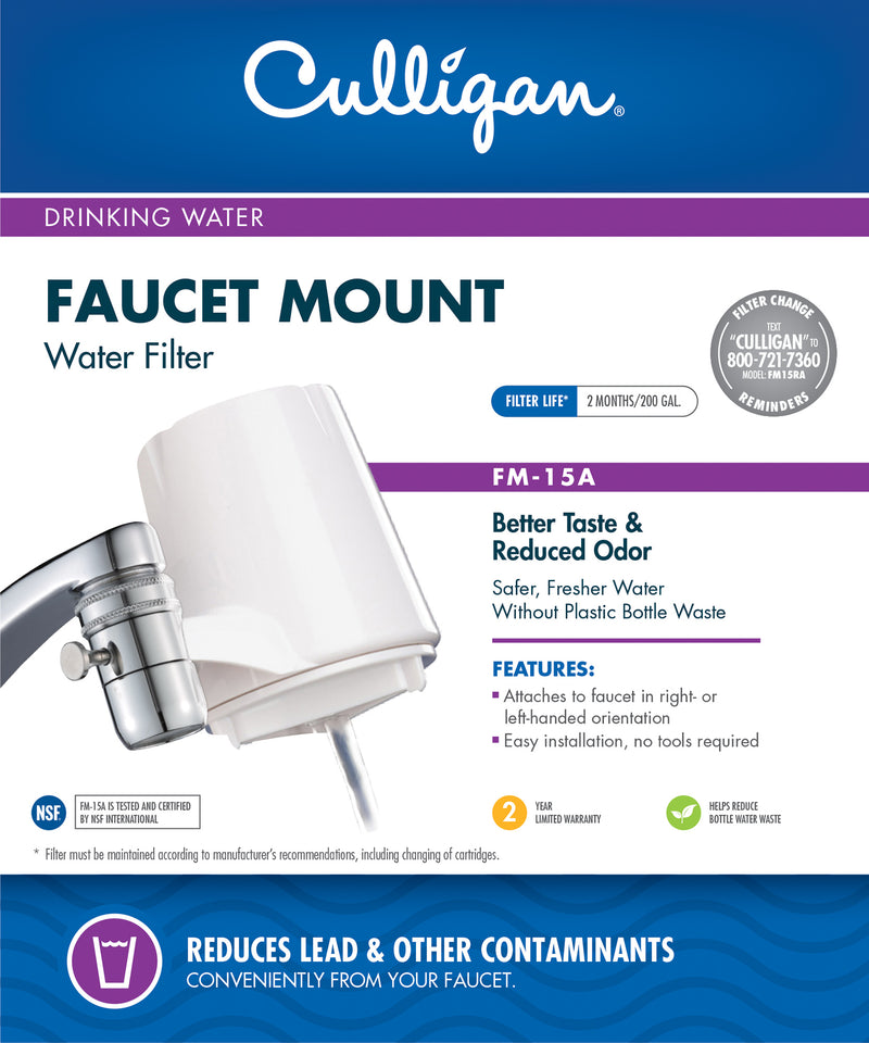 FM-15A Faucet Mount Filter System Advanced – White