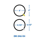 OR-34A 2-Pack O-Ring for HF-150A, HF-160, HF-360A