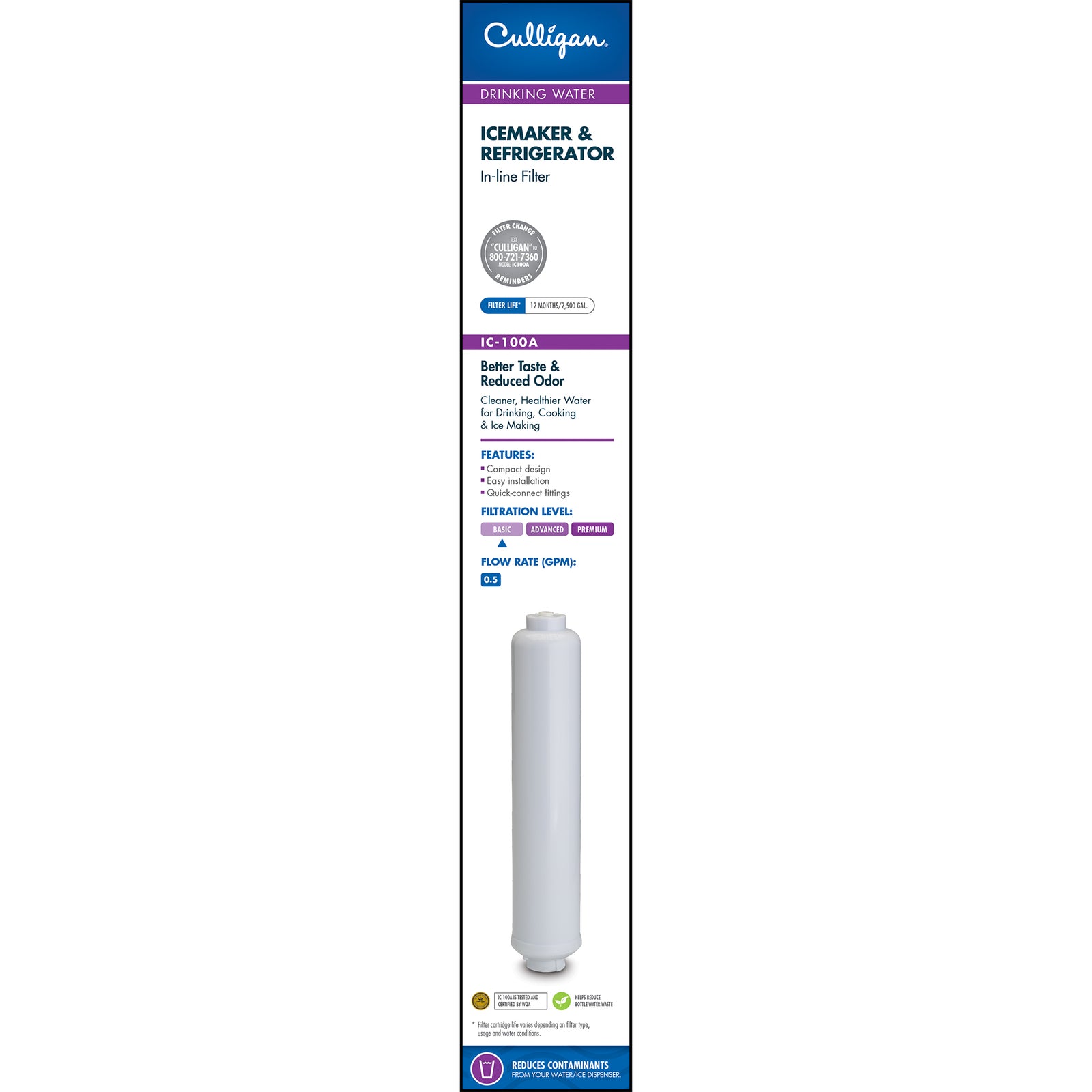 Inline Refrigerator Filter | CulliganDIY